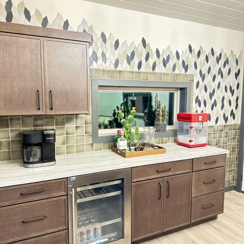 Unique tile project in a Texas kitchen