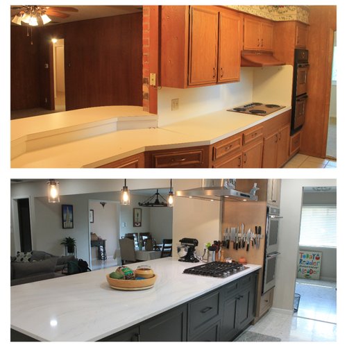 New kitchen makeover by Tukasa Creations Inc
