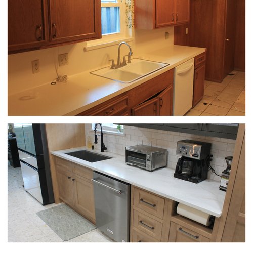 Kitchen Remodel transformation in Nueces County, TX
